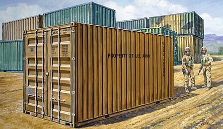 Italeri 20 Military Container Plastic Model Military Diorama Kit 1/35 Scale