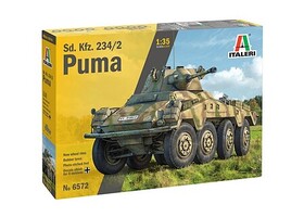 Italeri SD.KFZ.234/2 PUMA Plastic Model Military Vehicle Kit 1/35 Scale #556572