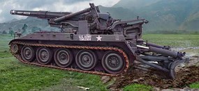 Italeri M110 Self Propelled Howitzer Gun Plastic Model Military Vehicle Kit 1/35 Scale #556574