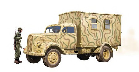 Italeri WWII Opel Blitz German Radio Truck Plastic Model Military Vehicle Kit 1/35 Scale #556575