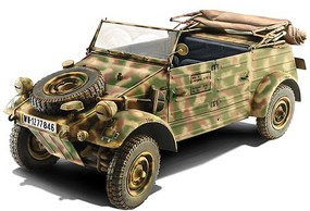 Italeri WWII Kdf 1 Type 82 Kubelwagen Plastic Model Military Vehicle Kit 1/9 Scale #557405