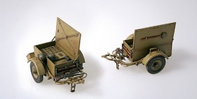 Italeri Sd. Anhanger 51 Ammo Trailer (2 Kits) Plastic Model Vehicle Kit 1/35 Scale #6450s