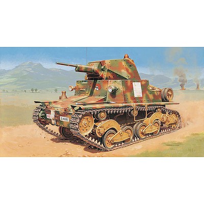 Italeri Carro Armato L6/40 Tank Plastic Model Military Vehicle Kit 1/35 Scale #6553s