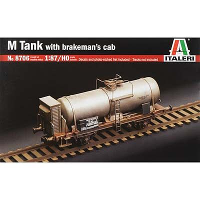 Italeri M Tank with Brakemans Cab Plastic Model Locomotive Kit 1/87 Scale #8706s