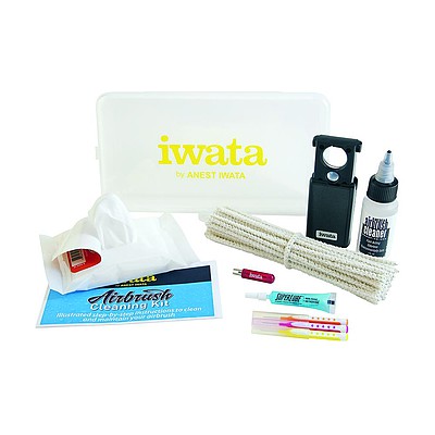 Iwata Iwata Airbrush Cleaning Kit Hobby and Plastic Model Airbrush Accessory Kit #cl100