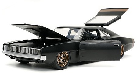 Jada-Toys 1/24 Fast & Furious Doms 1968 Dodge Charger Widebody