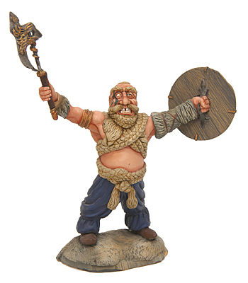 JimmyFlintstone Bazerker The Viking Dwarf Resin Model Fantasy Figure Kit 150mm #drf2