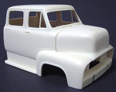 ford amt truck 1953 door plastic cab body flintstone jimmy accessory vehicle scale resin hobbylinc