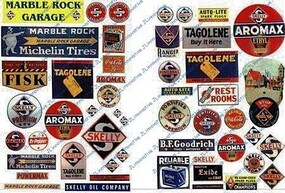 JL 1930's -1950's Vintage Gas Station Signs Skelly