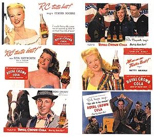 JL 1940s to 1950s Stars of the Past RC Cola Signs Model Railroad Billboard HO Scale #298