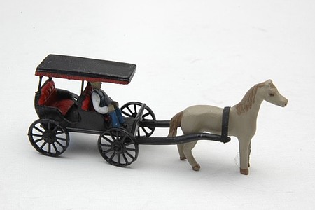 JL HO Surrey Carriage w/Horse & Driver