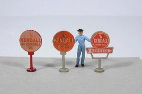 JL Vintage Kendall Gas Station Curb Signs (3)
