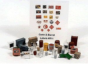 JL Deluxe Gas Station Interior Detail Set Model Railroad Building Accessory HO Scale #511