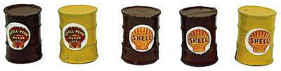 JL Custom Oil Barrel Shell Model Railroad Building Accessory HO Scale #564