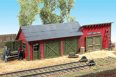 JL East Junction Tool Shed Kit Model Railroad Building HO Scale #581