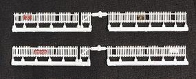 JL Custom Weathered Picket Fence 11'' (2) Model Railroad Building Accessory HO Scale #805