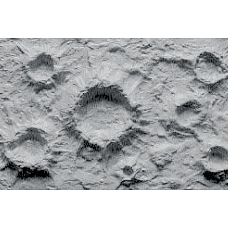 JTP Moon & War Craters Small pattern Model Scratch Building Plastic Sheet #97460