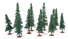 JTT Evergreen Trees 3-5 inch (Super Scenic ) HO Scale Model Railroad Scenery Tree #92037