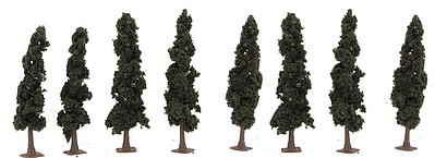 JTT Conifer trees 4 1/4 - 4 5/16 inch Model Railroad Tree Scenery