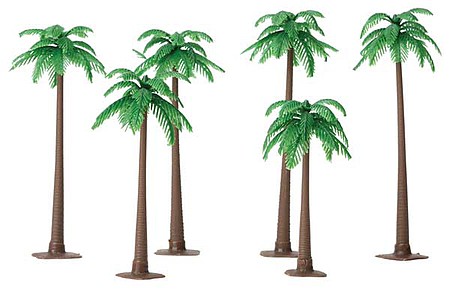 JTT Palm trees 3-5 Model Railroad Tree Scenery #92136