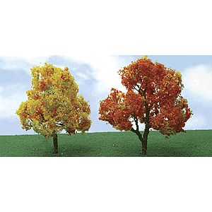 JTT Deciduous Autumn Trees N Scale Model Railroad Tree #92219