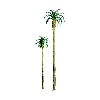 JTT Professional Series Palm Trees (2) Z Scale Model Railroad Tree #94236