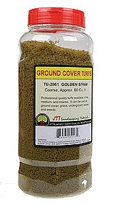 JTT Coarse Turf Golden Straw Model Railroad Ground Cover #95117