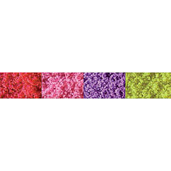 JTT Medium Flower Colors Turf (red, pink, purple, yellow) Model Railroad Ground Cover #95146