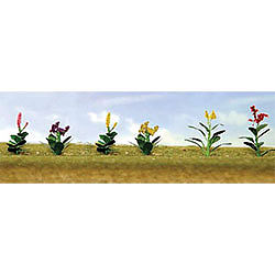 JTT Assorted Flower Plants - Set #4 HO Scale Model Railroad Flower #95563
