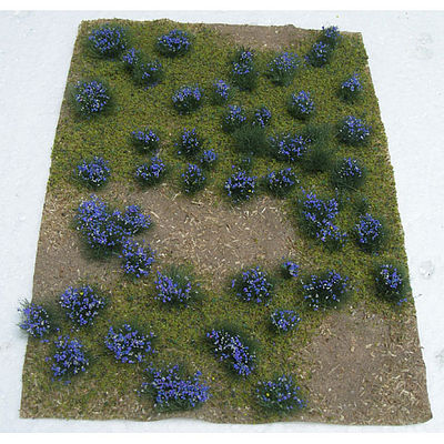 JTT Flowering Meadow Mat - Purple Sheet Model Railroad Grass Mat #95606