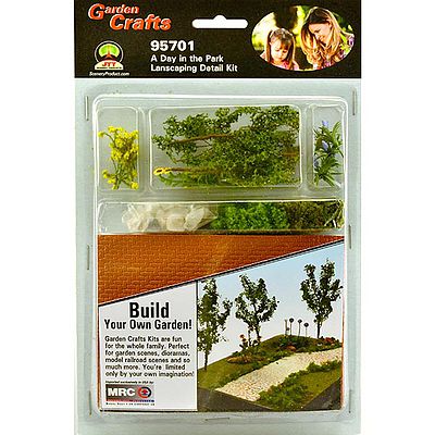 JTT A Day In The Park Garden Craft Kit Scale Model Railroad Tree Scenery #95701