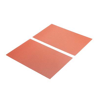 JTT Clay Tile Roof Sheet 7.5 x 12 (2) O Scale Model Scratch Building Plastic Sheet #97466
