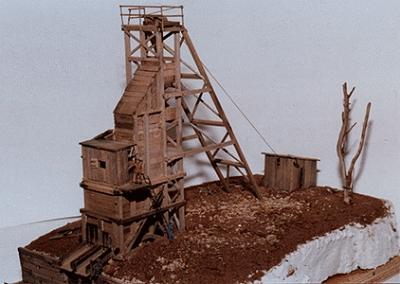JV Burnt River Mining Company Kit HO Scale Model Railroad Building #2019