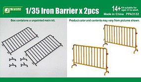 JsWorks 1/35 Iron-Type Barriers (2pcs) (Resin Kit)