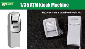JsWorks ATM Kiosk Machine (Resin Kit) Plastic Model Military Diorama Kit 1/35 Scale #3133