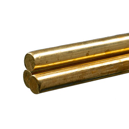 K-S Round Brass Rod 5/16 x 36 (3) Hobby and Craft Metal Wire and Metal Rod #1166