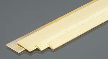 K-S 1/4 & 1/2 Bendable Brass Strip (4) Hobby and Craft Metal Strip #5078