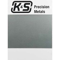 K-S Tin Coated Metal Sheet .013'' x 9'' x 12'' Hobby and Craft Metal Sheet #6515
