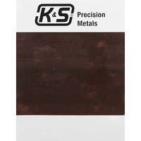 K-S Copper Metal Sheet .016'' x 8'' x 10'' Hobby and Craft Metal Sheet #6532