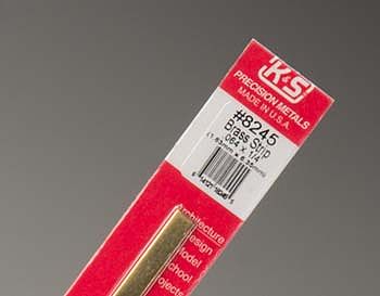 K-S Brass Strip .064 x 1/4 x 12 Hobby and Craft Metal Strip #8245