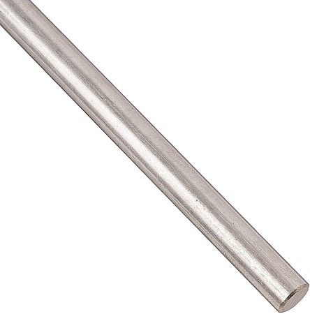 K-S Round Stainless Steel Rod 3/8 x 12 Hobby and Craft Metal Rod #87143