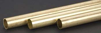 K-S Round Brass Tube .029 x 9/16 x 36 (3) Hobby and Craft Metal Tubing #9219