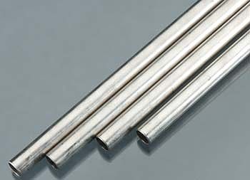 K-S Round Stainless Steel Tube 3/8 x 36 (4) Hobby and Craft Metal Tubing #9619