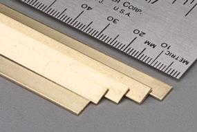 K-S Brass Strips .032 Thick x 1/4 Wide x 36 5cd