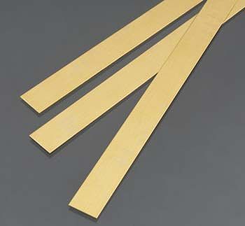K-S Brass Strip .5mm x 12mm x 300mm (3) Hobby and Craft Metal Strip #9841