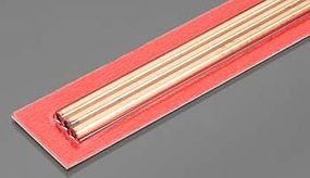 K-S Round Copper Tube .36mm x 4mm x 300mm (3) Hobby and Craft Metal Tubing #9872