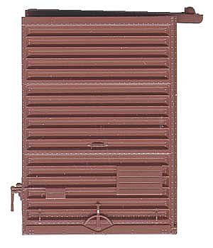 Kadee 7 Youngstown Box Car Door with Low Tack Board Red Oxide HO Scale #2236