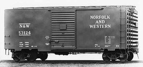 8/' Door # 53124 HO Scale KADEE 5021 NORFOLK /& WESTERN 40/' PS-1 Boxcar