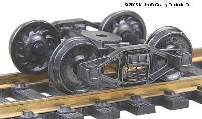 Kadee Self-Centering Bettendorf T-Section 33 Rib Back Wheels HO Scale Model Train Truck #554