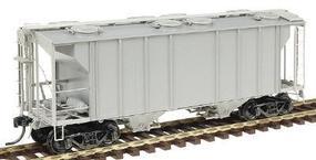 Kadee PS-2 Two-Bay Covered Hopper w/Scale Coupler Undecorated HO Scale Model Train Freight Car #8601